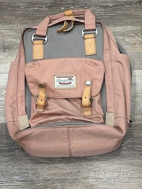 Doughnut Pink and Gray Backpack